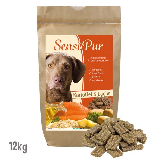 Greenhound SensiPur Kartoffel & Lachs , 12 kg