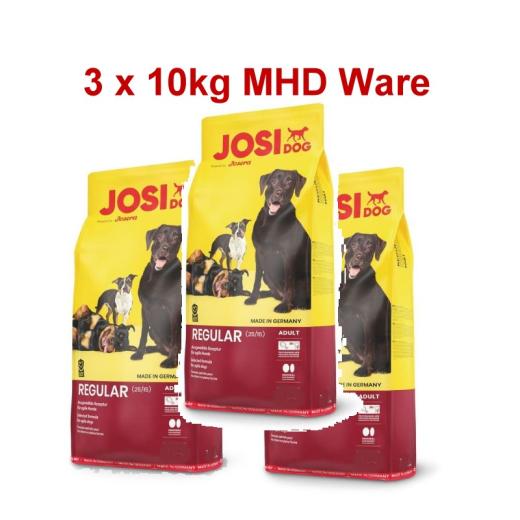 3 x 10kg Josera JosiDog Regular MHD Ware!