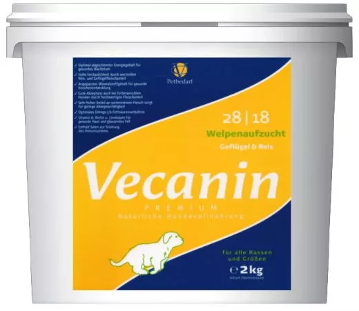 Vecanin Premium Aufzucht Welpen Geflgel & Reis 28/18, 2 kg
