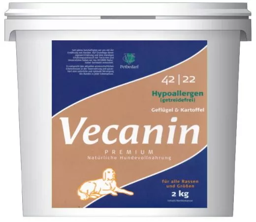 Vecanin Premium Hypoallergen Geflgel & Kartoffel 42/22 - 2 kg