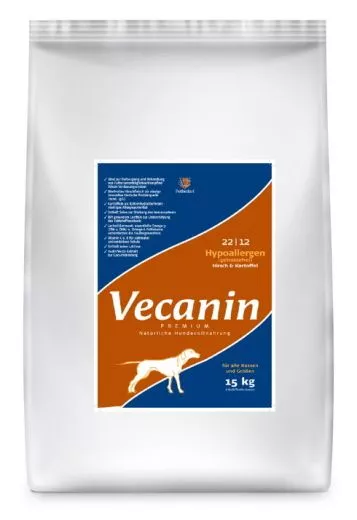 Vecanin Premium Hypoallergen Hirsch & Kartoffel 22/12 - 14 kg